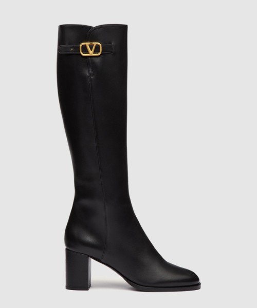 [VALENTINO-발렌티노]브이로고 시그니처 송아지 가죽 부츠