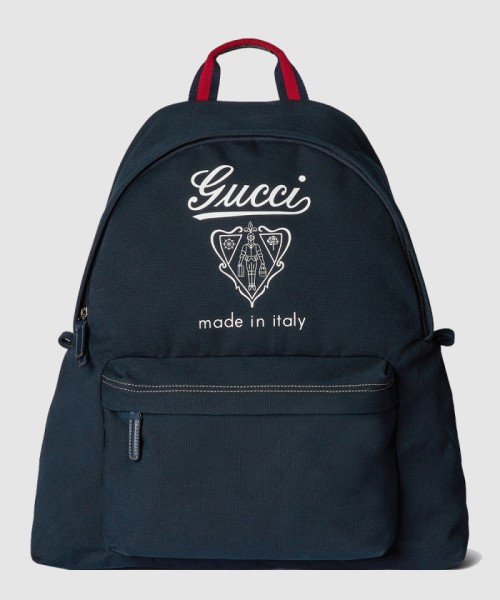 [GUCCI-구찌]플라워 캔버스 빅 백팩 821643