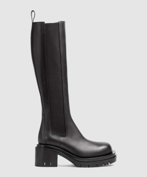 [BOTTEGA-보테가베네타]카프스킨 하이 러그 부츠 667146