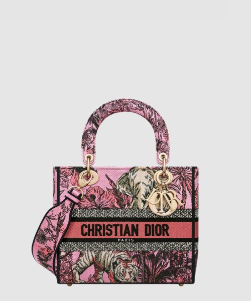 [DIOR-디올]레이디백 램스킨 미듐 M0565