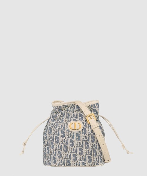 [DIOR-디올]30 Montaigne 드로우스트링 미니 버킷백 S2374