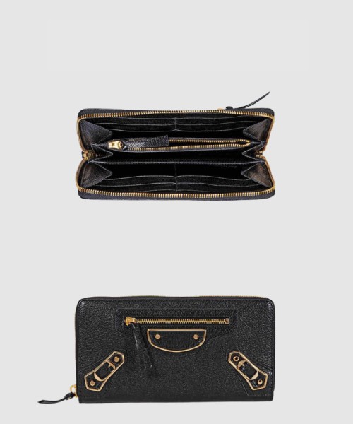 [BALENCIAGA-발렌시아가]메탈릭 엣지 장지갑 390187