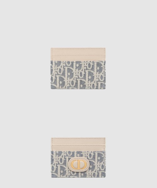 [DIOR-디올]30 Montaigne 몽테인 프리지아 카드 지갑 S2152