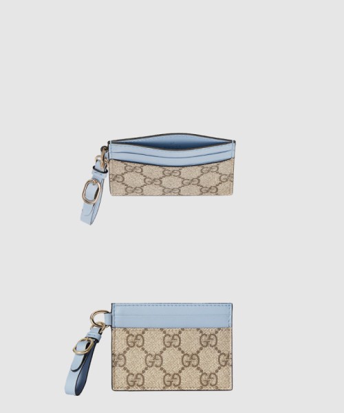 [GUCCI-구찌]GG 엠블럼 스트랩 카드 케이스 819121