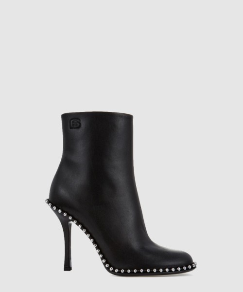 [MCQUEEN-알렉산더맥퀸]스터드 장식 가죽 앵클 부츠 30423B