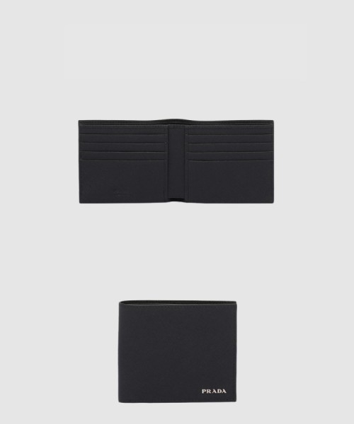 [PRADA-프라다]사피아노 레더 투톤 반지갑 2MO513
