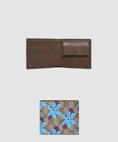 [GUCCI-구찌]플라워 패턴 반지갑 841147