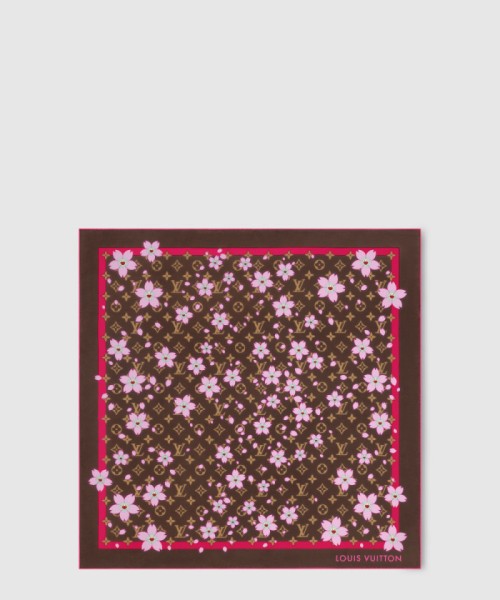 [LOUIS VUITTON-루이비통]LV x TM 모노그램 체리 블라썸 스퀘어 90 M96102