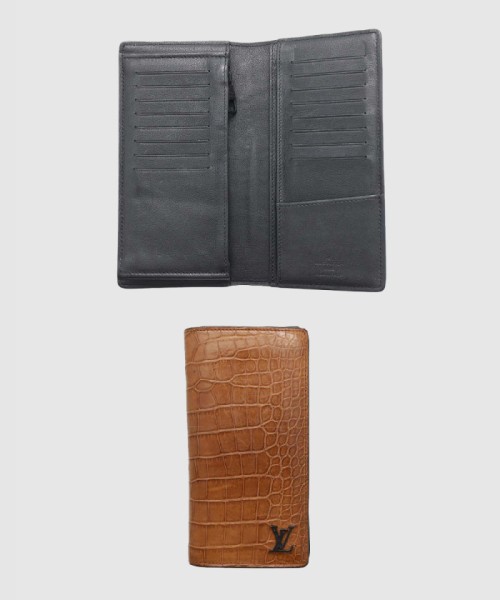 [LOUIS VUITTON-루이비통]악어 가죽 장지갑 M81830