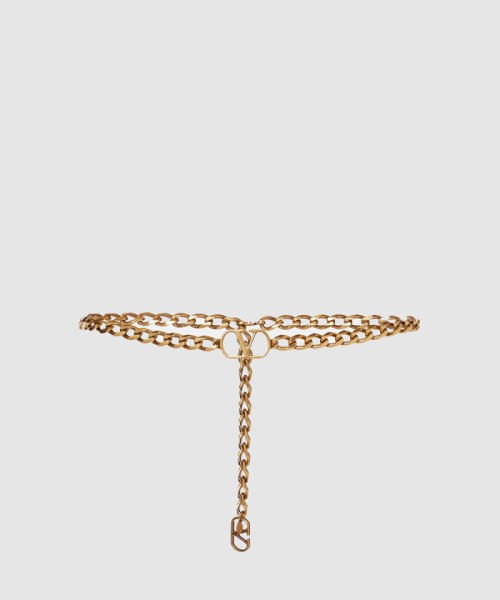 [VALENTINO-발렌티노]브이로고  체인벨트