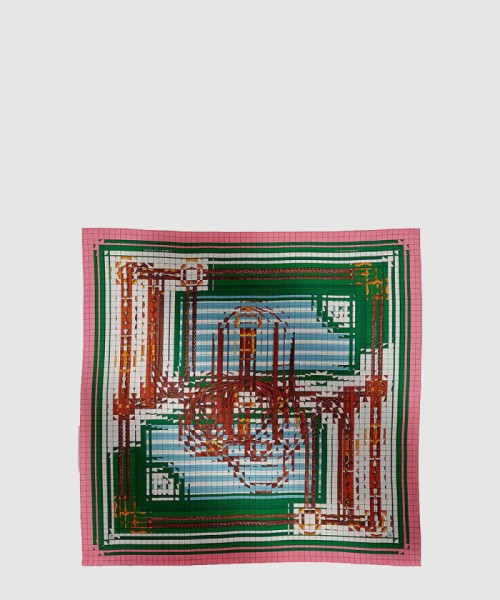 [HERMES-에르메스]Coaching Deja-Vu 숄 140