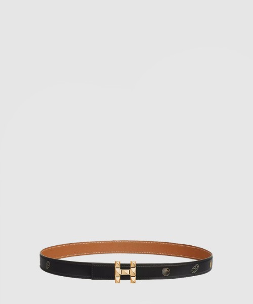 [HERMES-에르메스]미니 콘스탄스 벨트 버클 르 메르 리버시블 가죽 스트랩