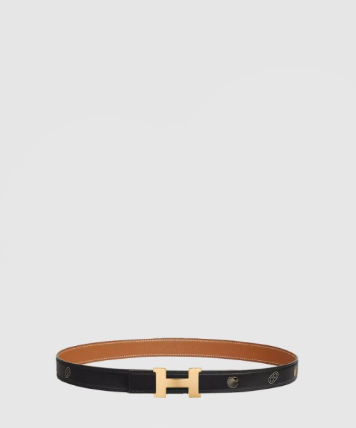 [HERMES-에르메스]미니 콘스탄스 벨트 버클 르 메르 리버시블 가죽 스트랩