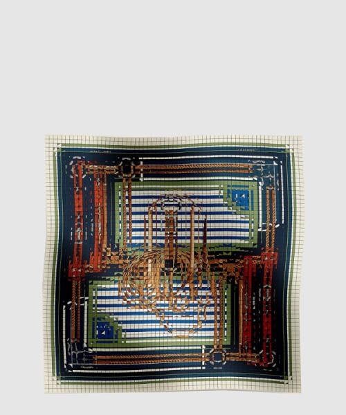 [HERMES-에르메스]Coaching Deja-Vu 숄 140