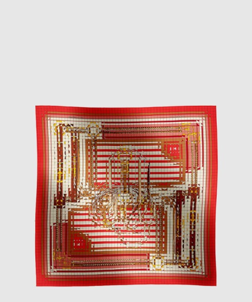 [HERMES-에르메스]Coaching Deja-Vu 숄 140