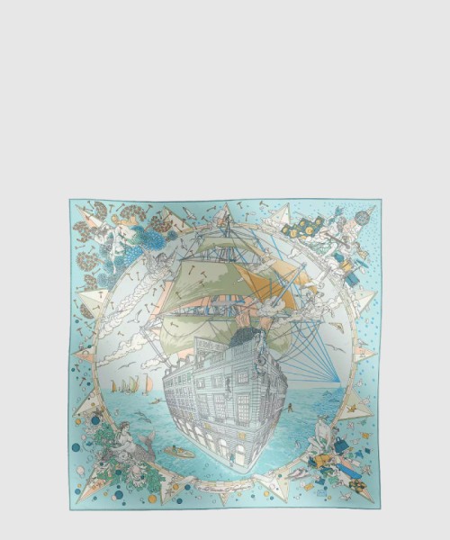 [HERMES-에르메스]Hermes Flagship 스카프 90