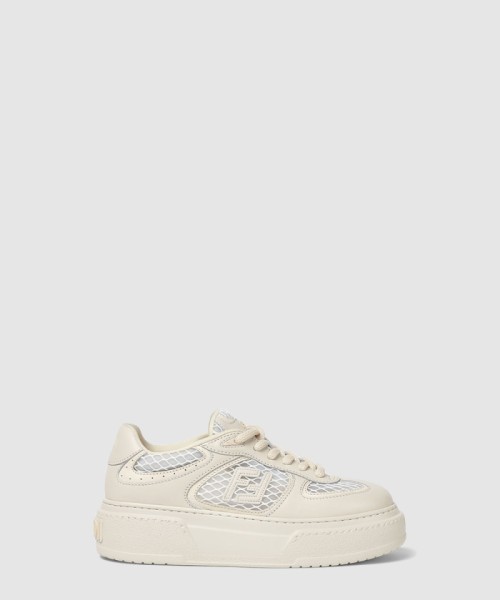 [FENDI-펜디]가죽 메쉬 플랫폼 로우탑 8E8721