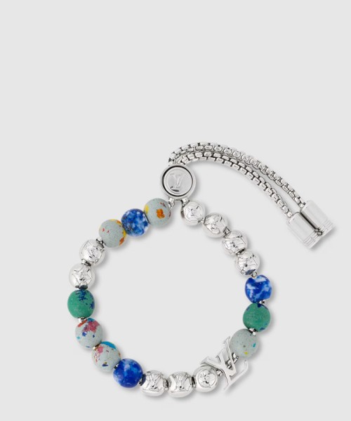 [LOUIS VUITTON-루이비통]리사이클드 모노그램 비즈 (Monogram Beads) 팔찌 M1666A