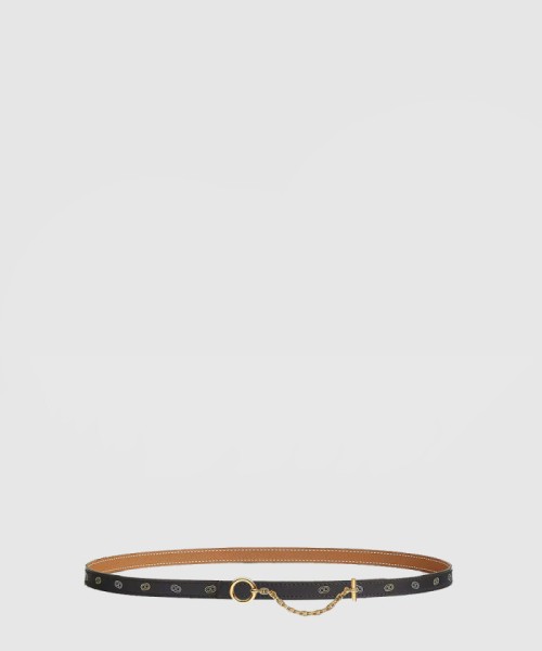 [HERMES-에르메스]캐러셀 버클 & 서머 양면 가죽 벨트