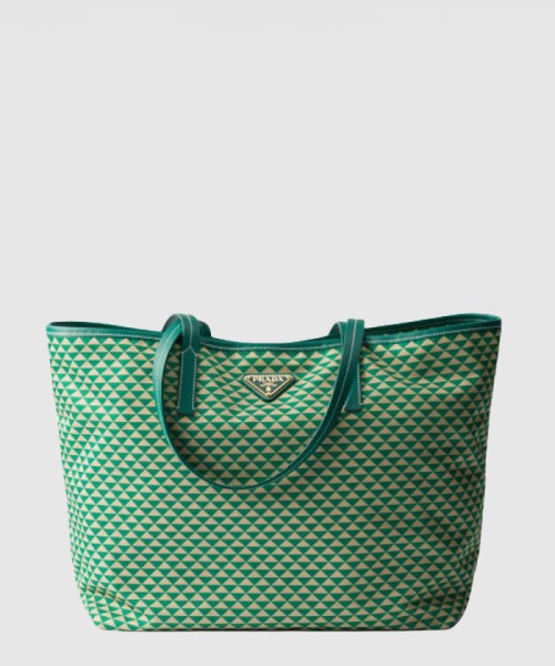 [PRADA-프라다]리사이클 나일론 트라이앵글 로고 쇼핑백 1BG552