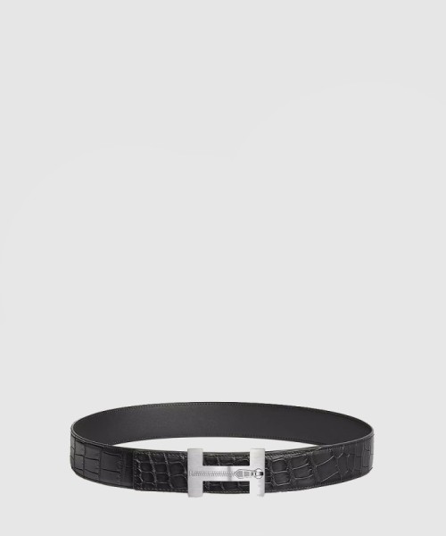 [HERMES-에르메스]퀴즈 페르미-아웃 벨트 버클 & 가죽 스트랩