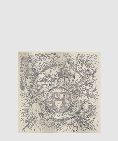 [HERMES-에르메스]Please Hold The Line 스카프 90