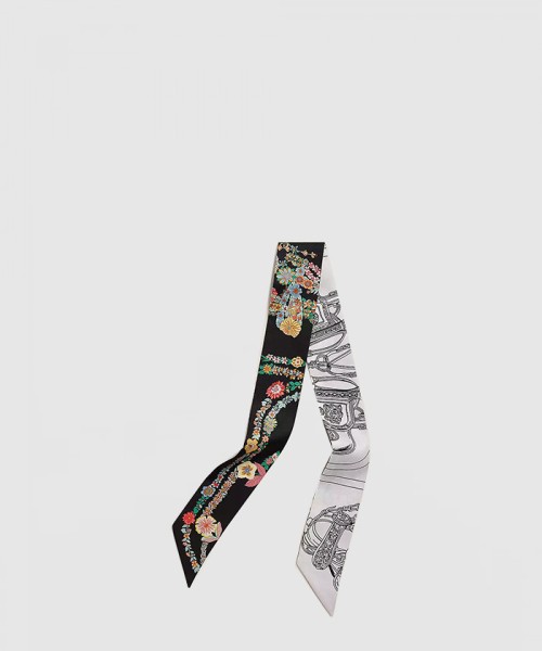 [HERMES-에르메스]Brides de Gala en Fleurs Twilly  방도