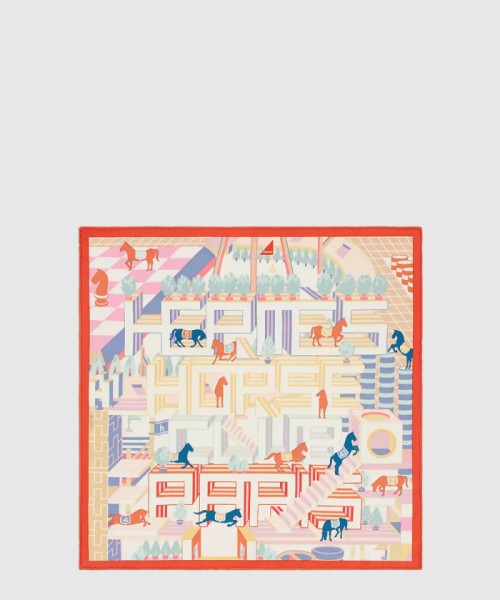 [HERMES-에르메스]Horse Club Detail  스카프 90
