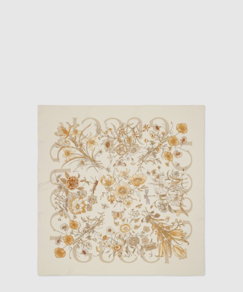 [GUCCI-구찌]프린트 실크 까레 810042