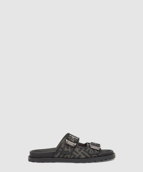 [FENDI-펜디]FF 자카드 패브릭 샌들 7X1604