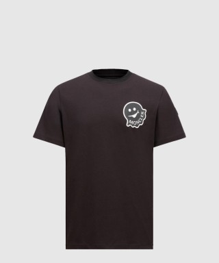 [MONCLER-몽클레어]카툰 로고 코튼 티셔츠