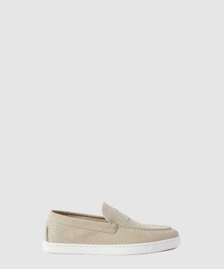 [LOUBOUTIN-루부탱]스웨이드 로퍼 1230960