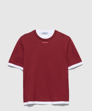 [PRADA-프라다]코튼 저지 티셔츠 3547B
