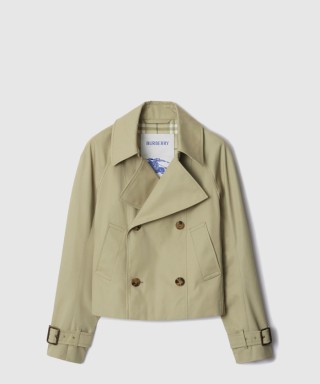 [BURBERRY-버버리]코튼 블렌드 트렌치 재킷 81063411
