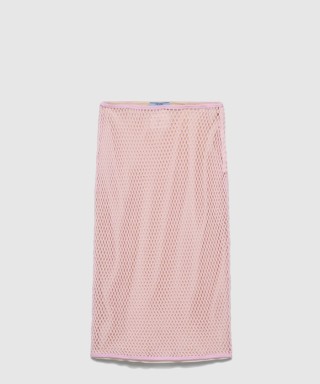 [PRADA-프라다]코튼 메쉬 스커트 31143