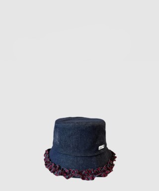 [MIUMIU-미우미우]레트로 스타일리시 캐주얼 데일리 모자 5HC761