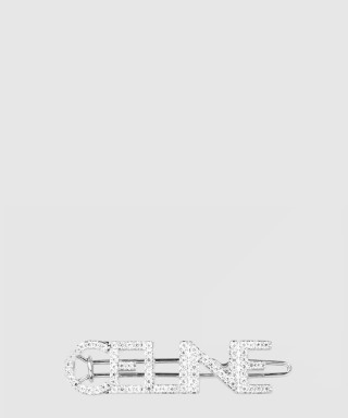 [CELINE-셀린느]크리스탈 모노크롬 헤어클립 460WH6