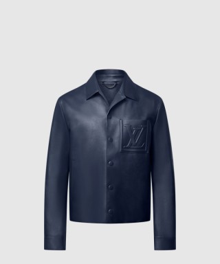 [LOUIS VUITTON-루이비통]시크 레더 블루종 위드 3D 디테일 1AFVPO