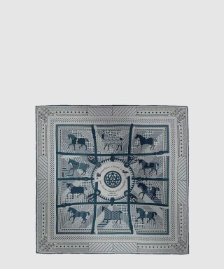 [HERMES-에르메스]Couvertures et Tenues de Jour Bandana 스카프 140