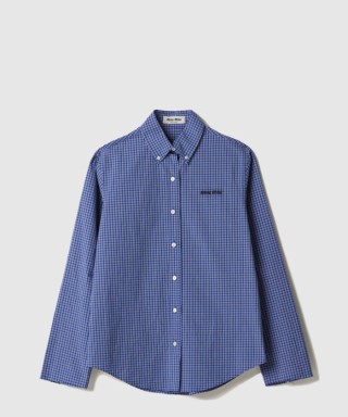 [MIUMIU-미우미우]체크 셔츠 MK1842