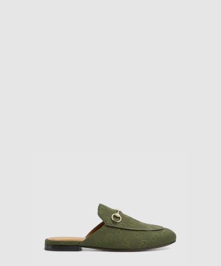 [GUCCI-구찌]슬립온 플랫 솔 뮬 ‎802163