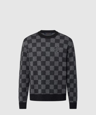 [LOUIS VUITTON-루이비통]다미에 울 크루넥 1AFWI0