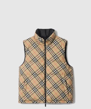 [BURBERRY-버버리]리버시블 체크 퍼퍼 질레 81102001