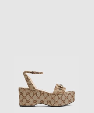 [GUCCI-구찌]호스빗 플랫폼 샌들 794718
