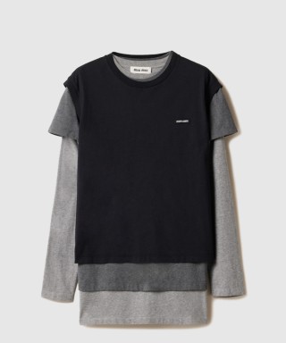 [MIUMIU-미우미우]저지 티셔츠 3종 세트 MJE15