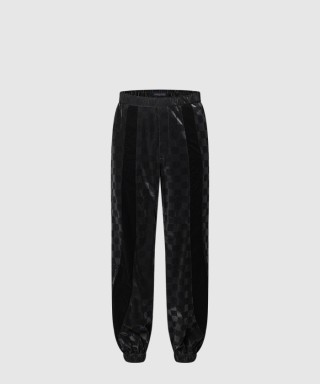 [LOUIS VUITTON-루이비통]플록드 다미에 테크니컬 트랙 팬츠 1AHCDR
