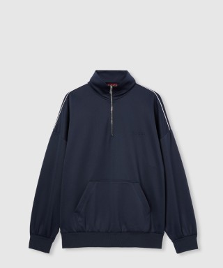 [GUCCI-구찌]엠보싱 로고가 있는 테크니컬 저지 스웨트셔츠 833488