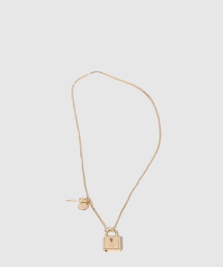 [MIUMIU-미우미우]메탈 네크리스 5IC178