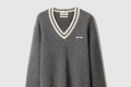 [MIUMIU-미우미우]울 및 캐시미어 브이넥 스웨터 MMLA27