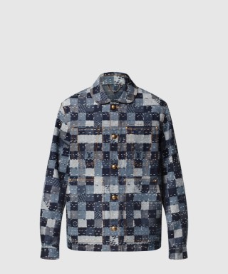 [LOUIS VUITTON-루이비통]다미에 데님 워크웨어 블루종 1AILMM